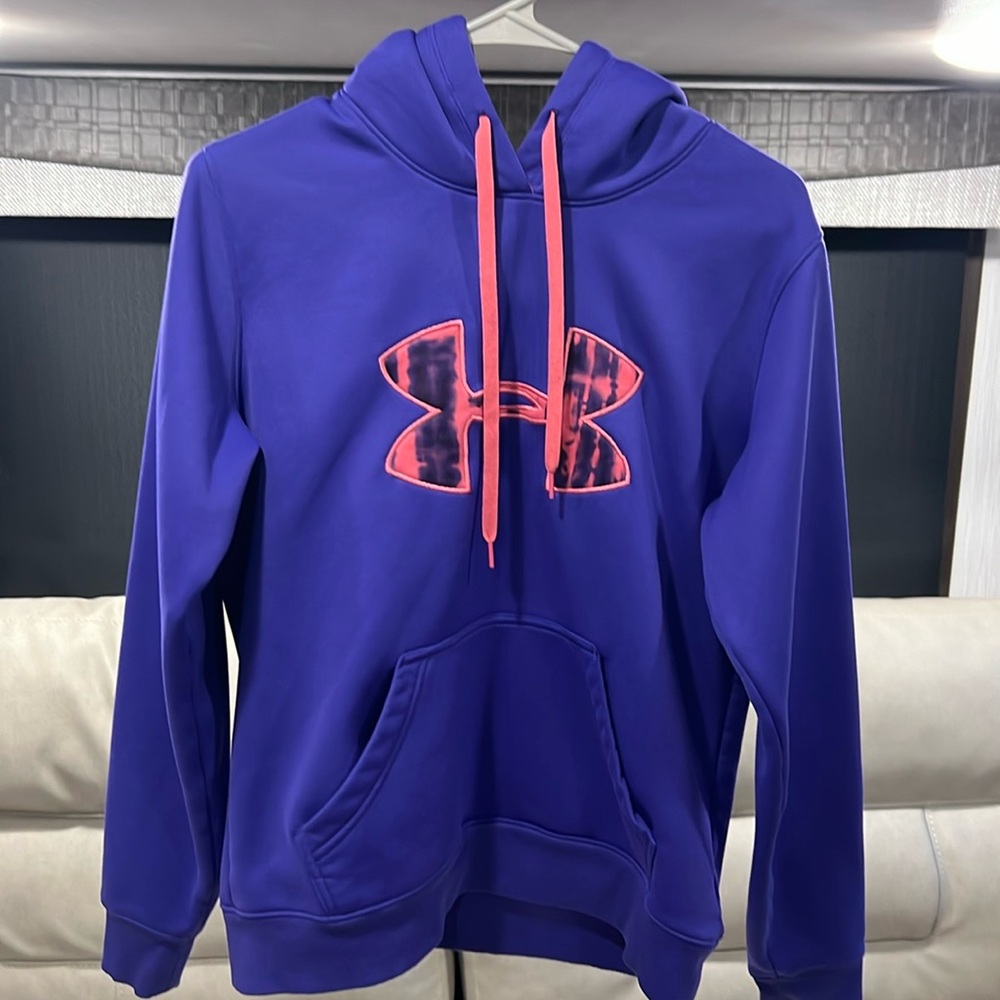 Under Armour Hoodie M Purple/pink Like New